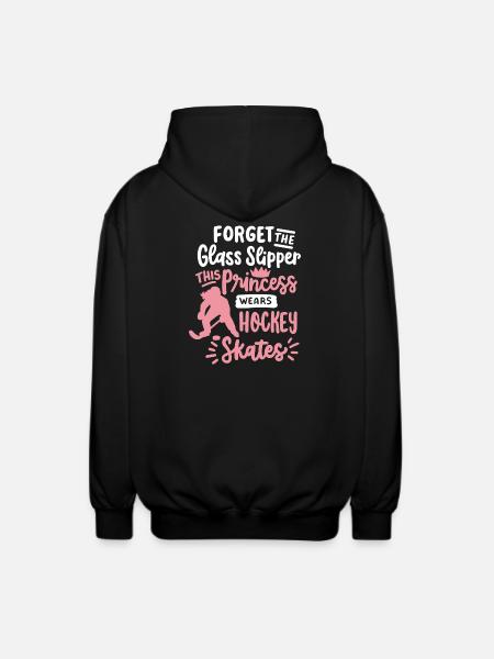 Eishockey Eishockeyspielerin - Unisex Kapuzenjacke - Schwarz