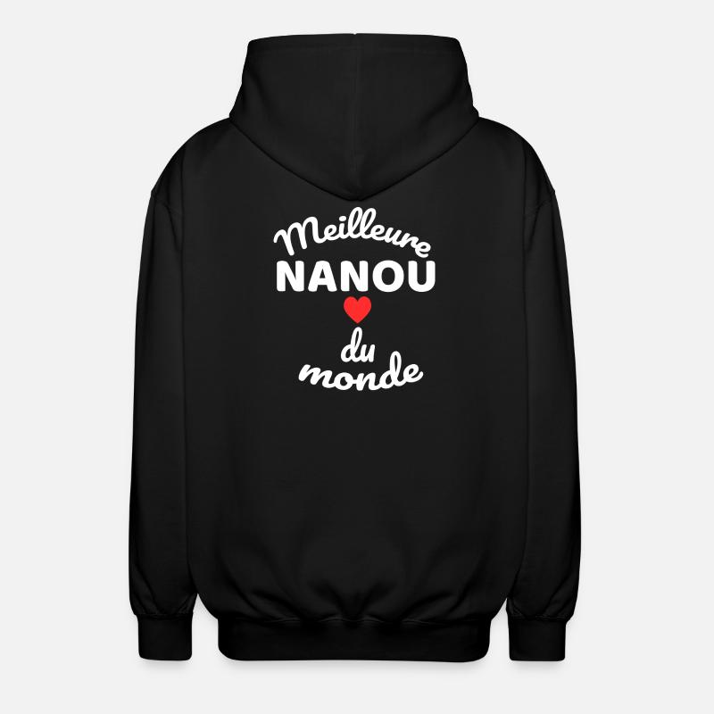 Herz- und Solidaritätsbotschaften - Unisex Kapuzenjacke - Schwarz