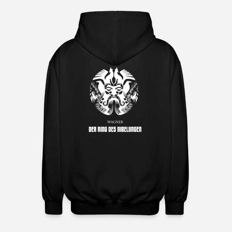 L’Anneau du Nibelung - Veste à capuche unisexe - noir