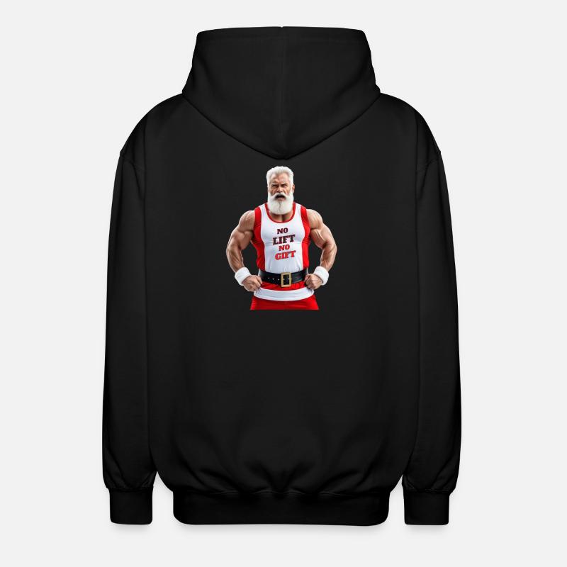 Der Weihnachtsmann - Unisex Kapuzenjacke - Schwarz