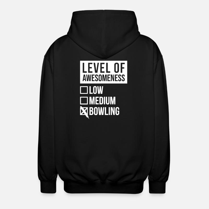 bowling - Veste à capuche unisexe - noir