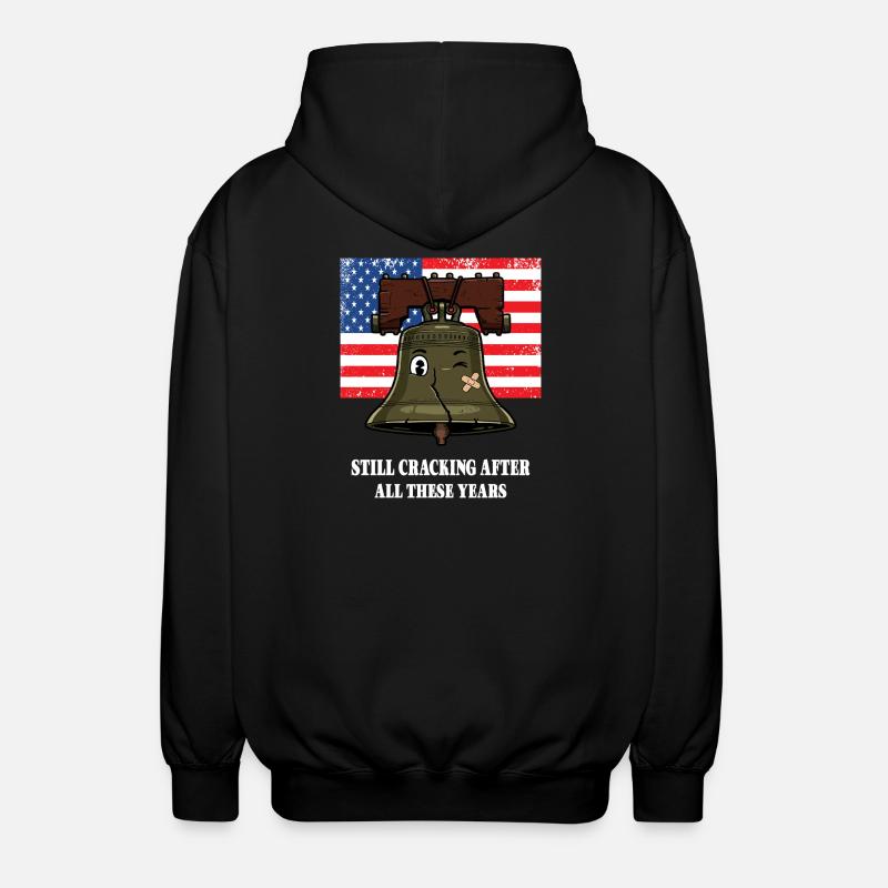 Cloche de la Liberté - Veste à capuche unisexe - noir