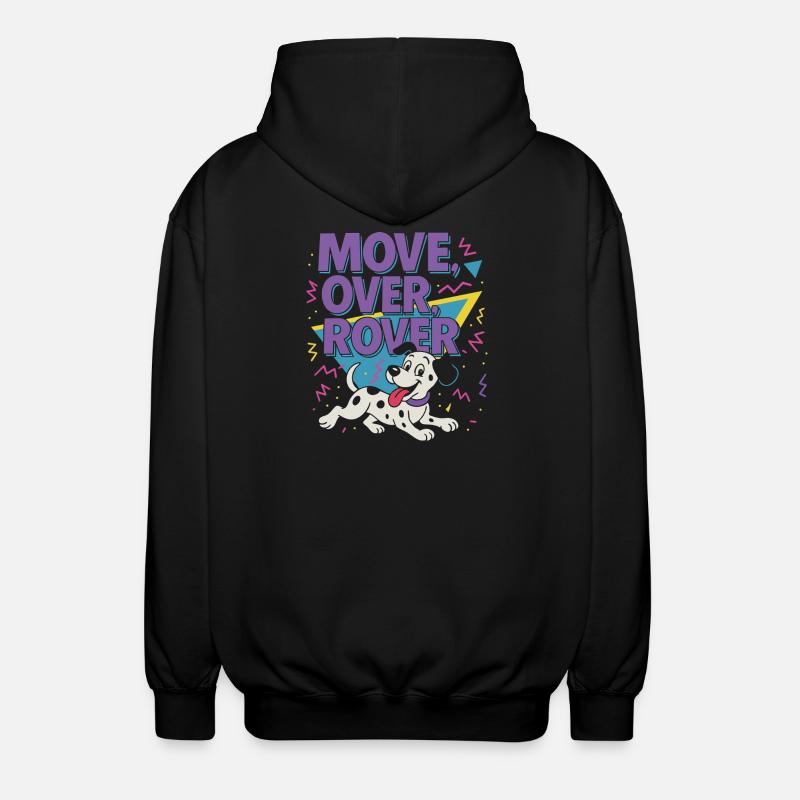 Move over Rover - 80er - Unisex Kapuzenjacke - Schwarz