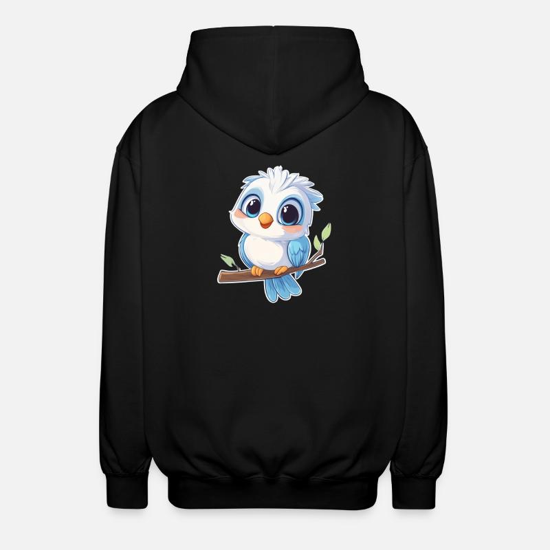 Kakadu - Unisex Kapuzenjacke - Schwarz