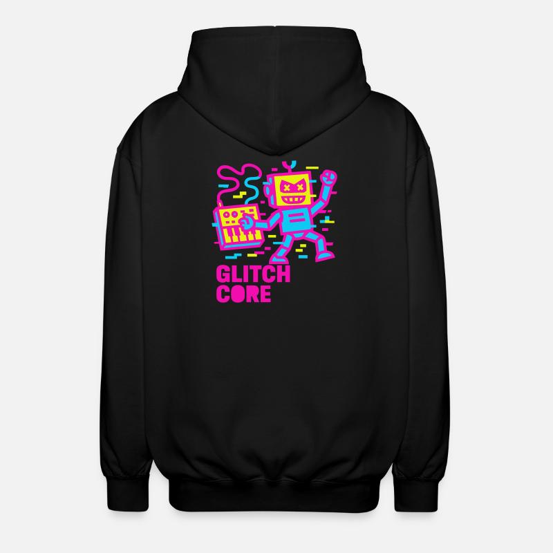 Glitchcore ! - Veste à capuche unisexe - noir