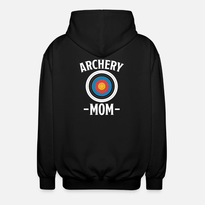 Bogenschießen Spruch Mutter Bogenschießen Geschenk - Unisex Kapuzenjacke - Schwarz