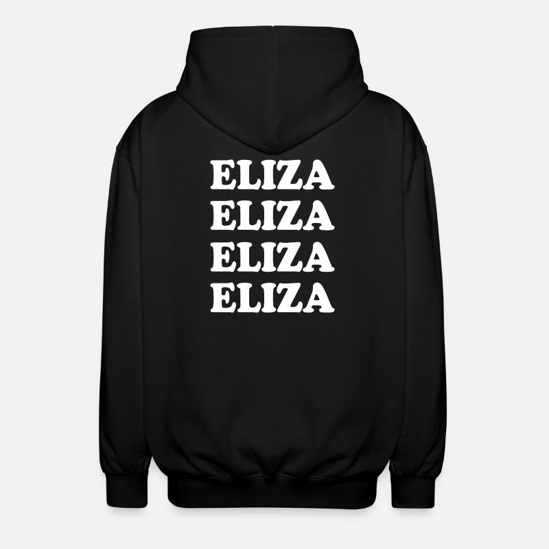 Gift for Eliza - Unisex Hooded Jacket - black