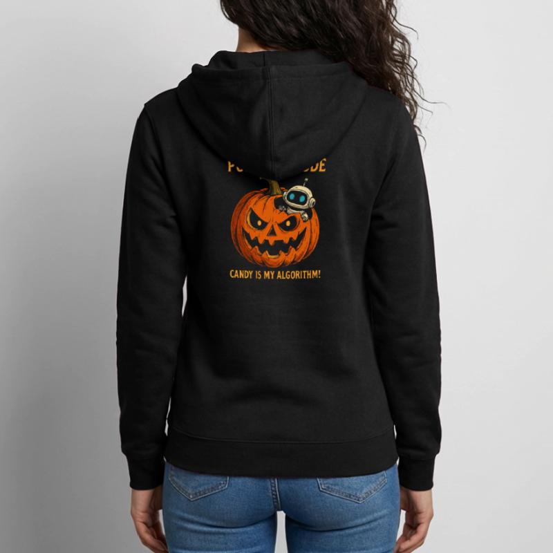 Pumpkin Code : Candy est mon algorithme ! Veste à capuche unisexe