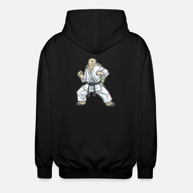 Tortue Karaté Arts Martiaux - Veste à capuche unisexe - noir