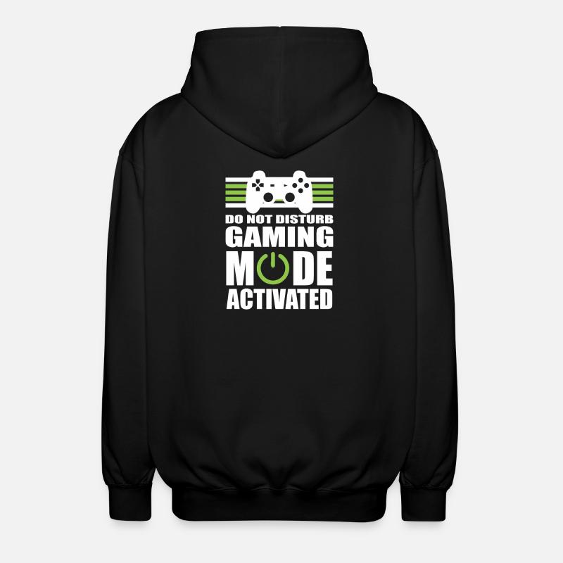 Gaming-Modus: Nicht stören - Unisex Kapuzenjacke - Schwarz