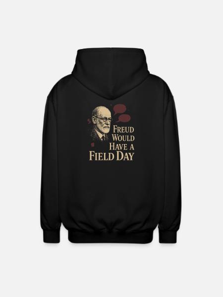 Future psychologist diagnose me - Unisex Hooded Jacket - black