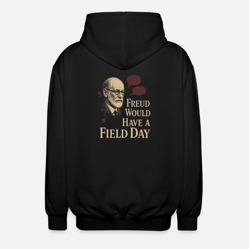 Future psychologist diagnose me - Unisex Hooded Jacket - black