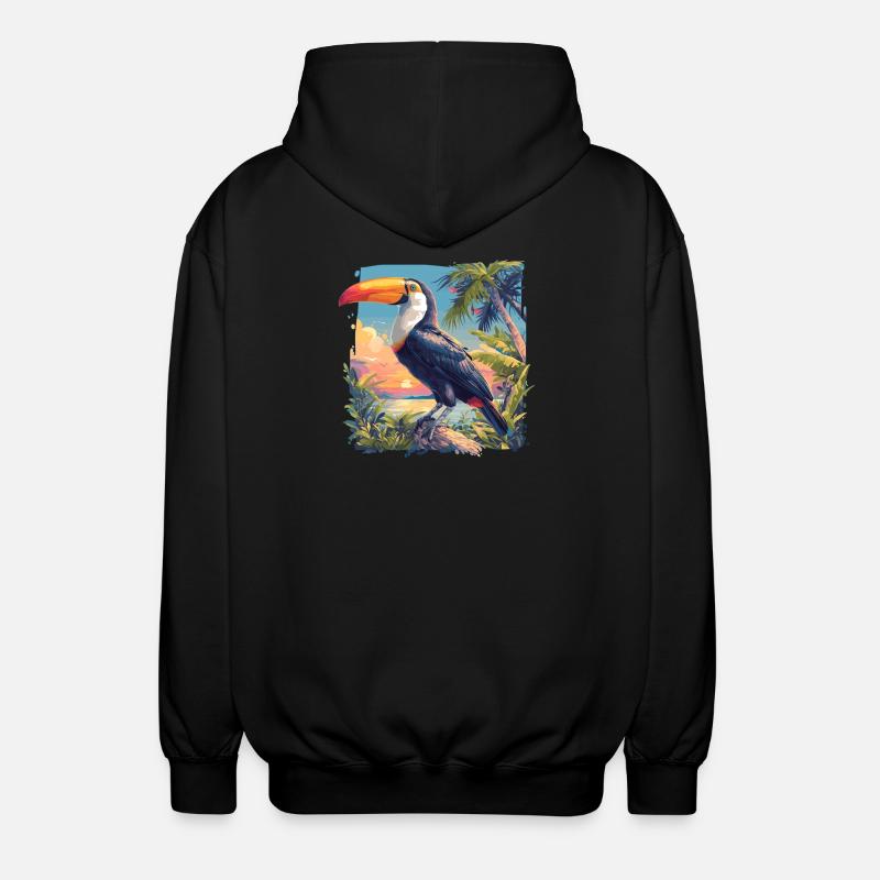 Toucans Toucan - Veste à capuche unisexe - noir