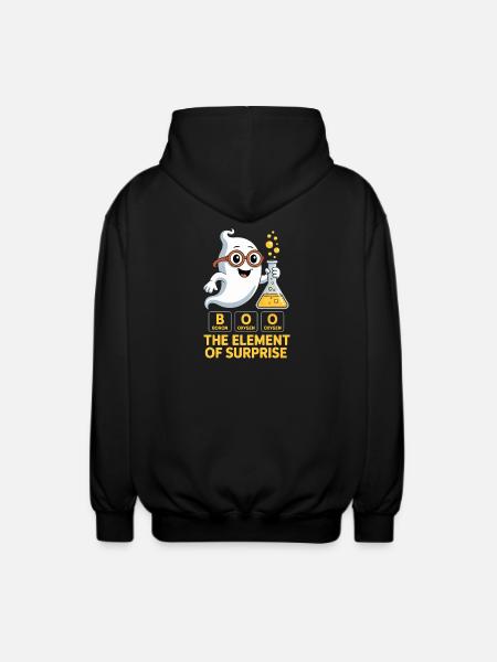 Halloween Chemie Laboratorium Humor - Uniseks zip hoodie - zwart