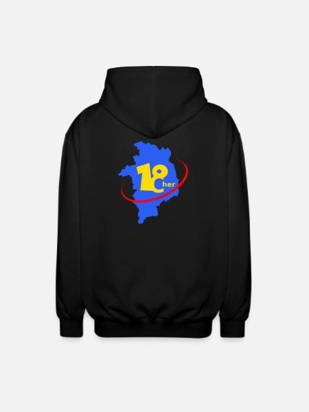 Logo 18 department of Cher - Unisex Hooded Jacket - black