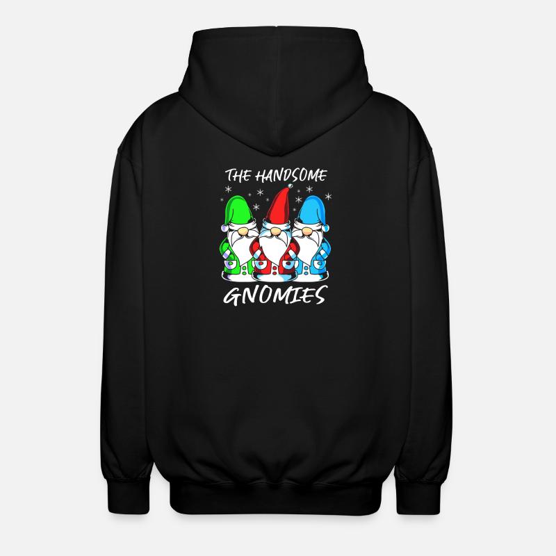 Gnom - Unisex Kapuzenjacke - Schwarz