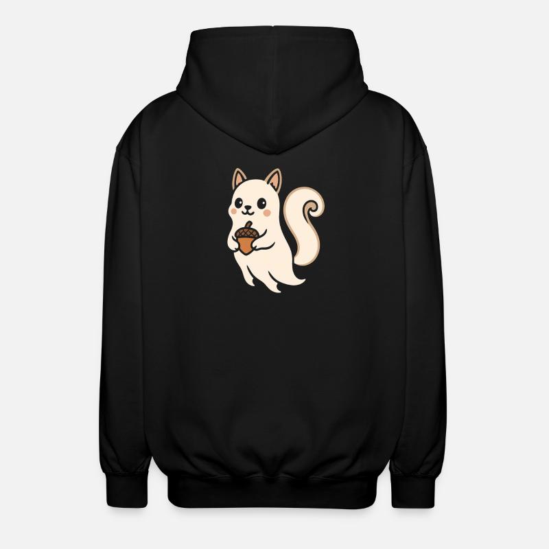 Squirrel Emmi Accent - Unisex Hooded Jacket - black