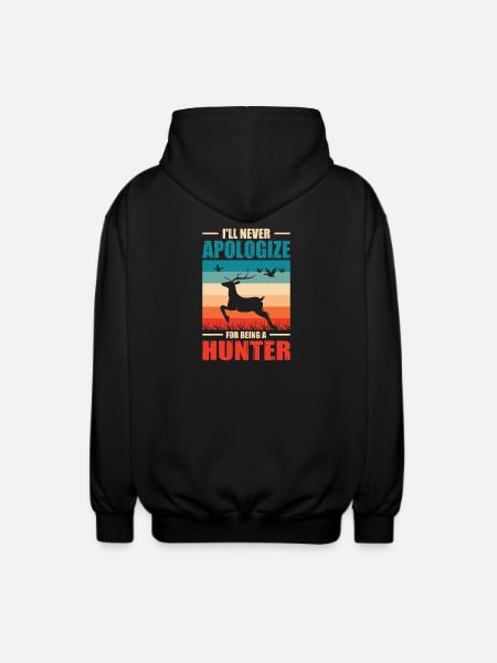 Hunter Gift Hunting Hunting Hunter Exam - Unisex Hooded Jacket - black