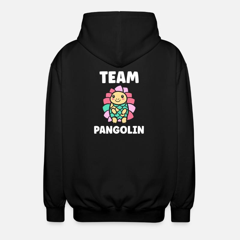 Pangolin Equipe Pastel - Veste à capuche unisexe - noir