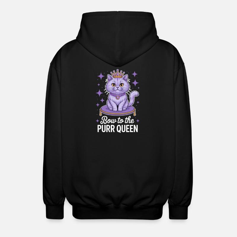 Chat Disant Chat Drôle Chat Cadeau - Veste à capuche unisexe - noir
