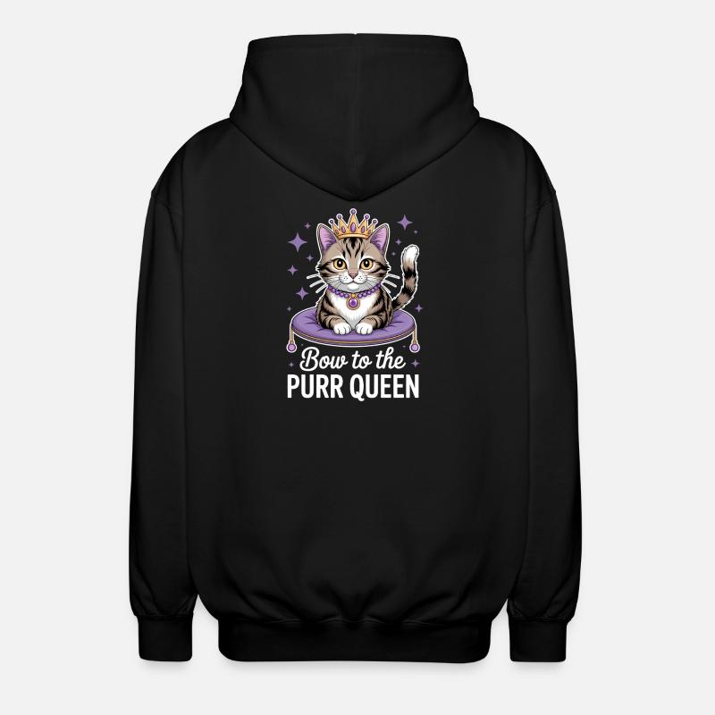 Chat Disant Chat Drôle Chat Cadeau - Veste à capuche unisexe - noir
