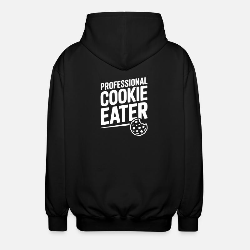 Professional Cookie Eater - Unisex Hooded Jacket - black