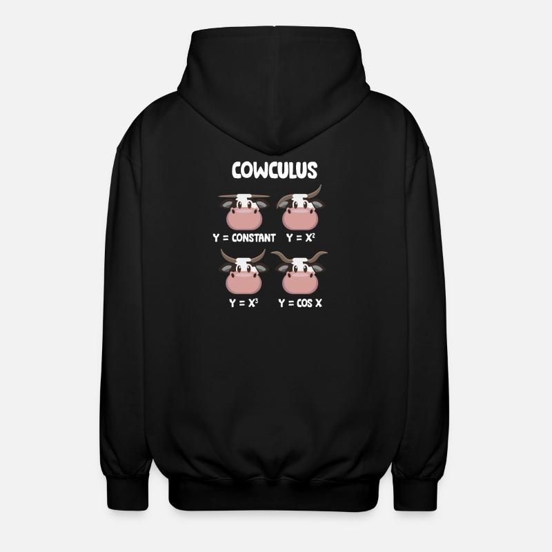 Math Teacher Geometry School Mathematics - Unisex Hooded Jacket - black