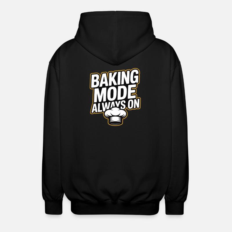Baking Mode - Baking Mode Always On - Unisex Hooded Jacket - black