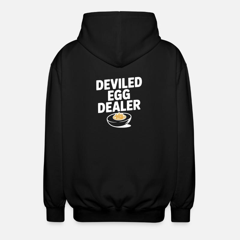 Teuflischer Eierhändler - Unisex Kapuzenjacke - Schwarz