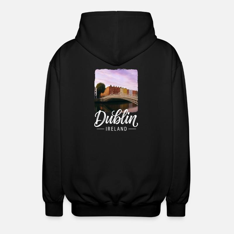 Dublin - Veste à capuche unisexe - noir