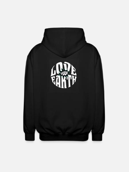 Aime ta Terre - Veste à capuche unisexe - noir