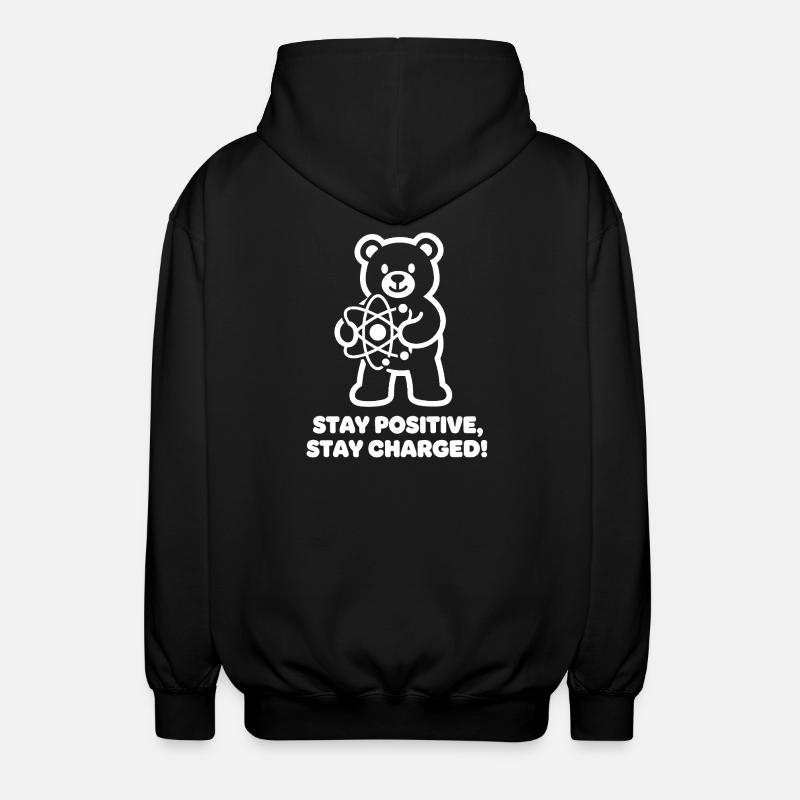 Charge positive de l’Atomic Bear - Veste à capuche unisexe - noir