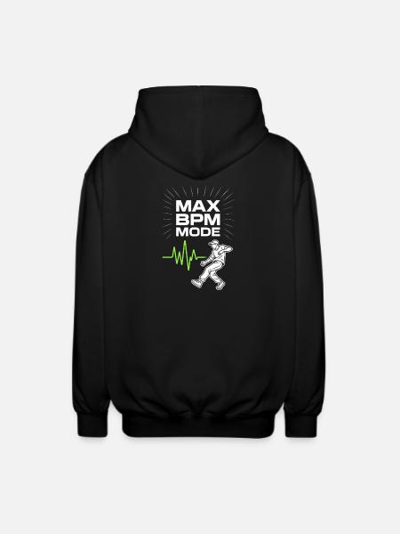 Anime Dance Streetwear Manga Hip Hop Otaku Crew - Unisex Hooded Jacket - black