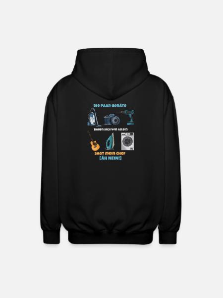 Gadgets Bande: Chef hat Unreht - Unisex Kapuzenjacke - Schwarz