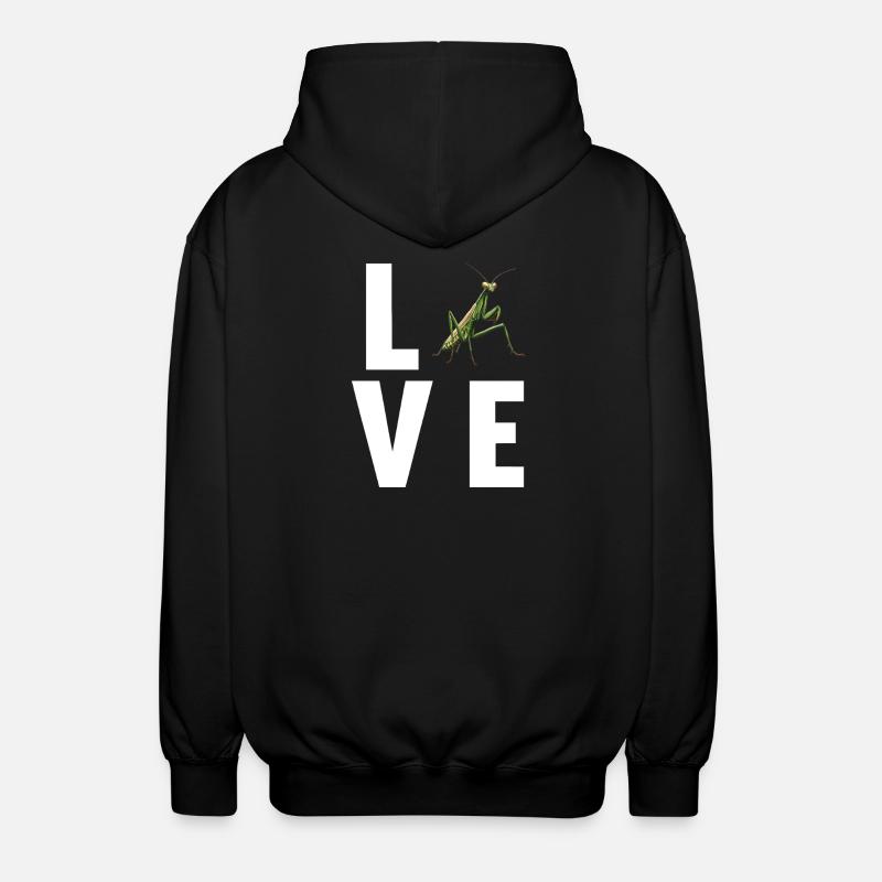 Gottesanbeterinnen Gottesanbeterin - Unisex Kapuzenjacke - Schwarz