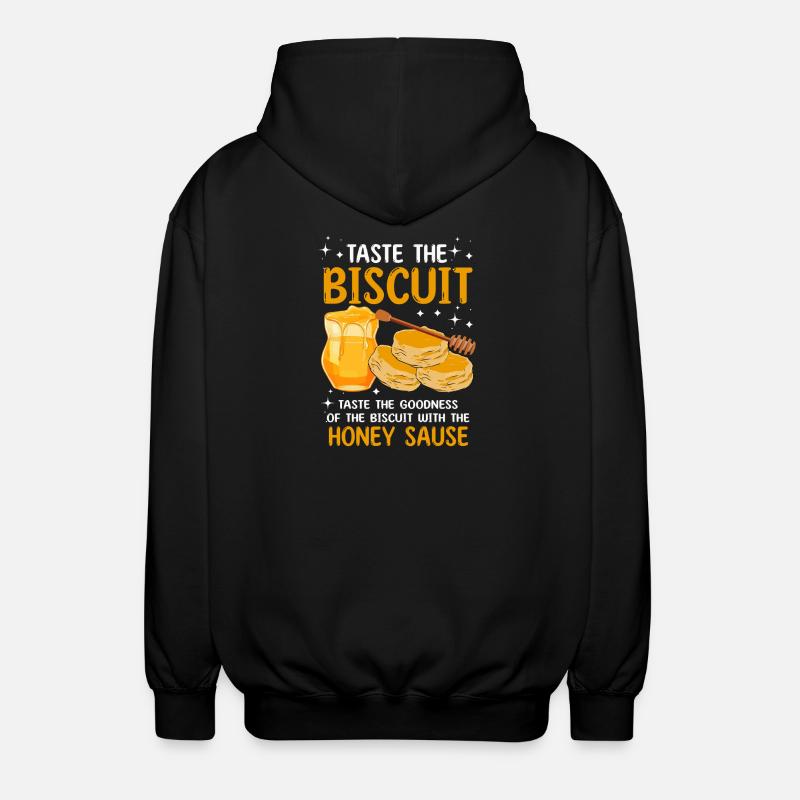 Délice de biscuit au miel - Veste à capuche unisexe - noir