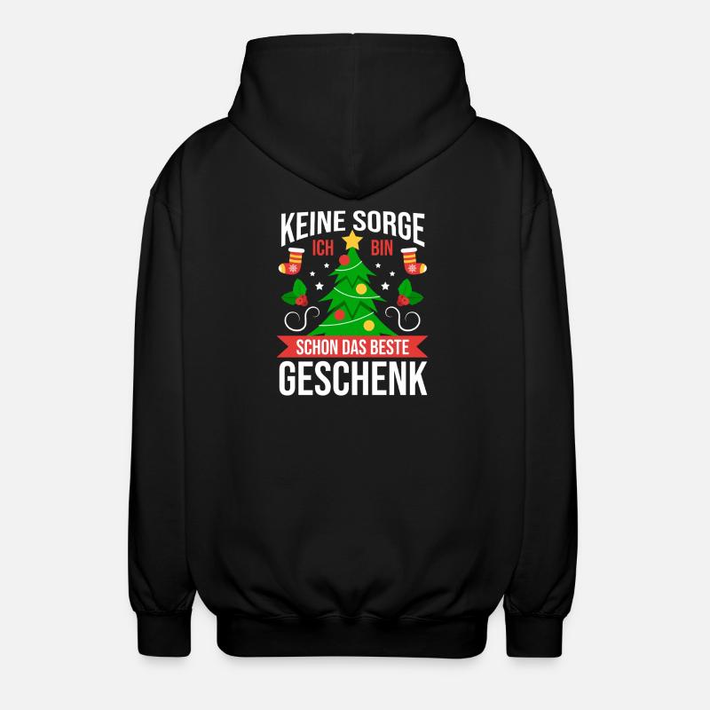 Noël du Père Noël - Veste à capuche unisexe - noir