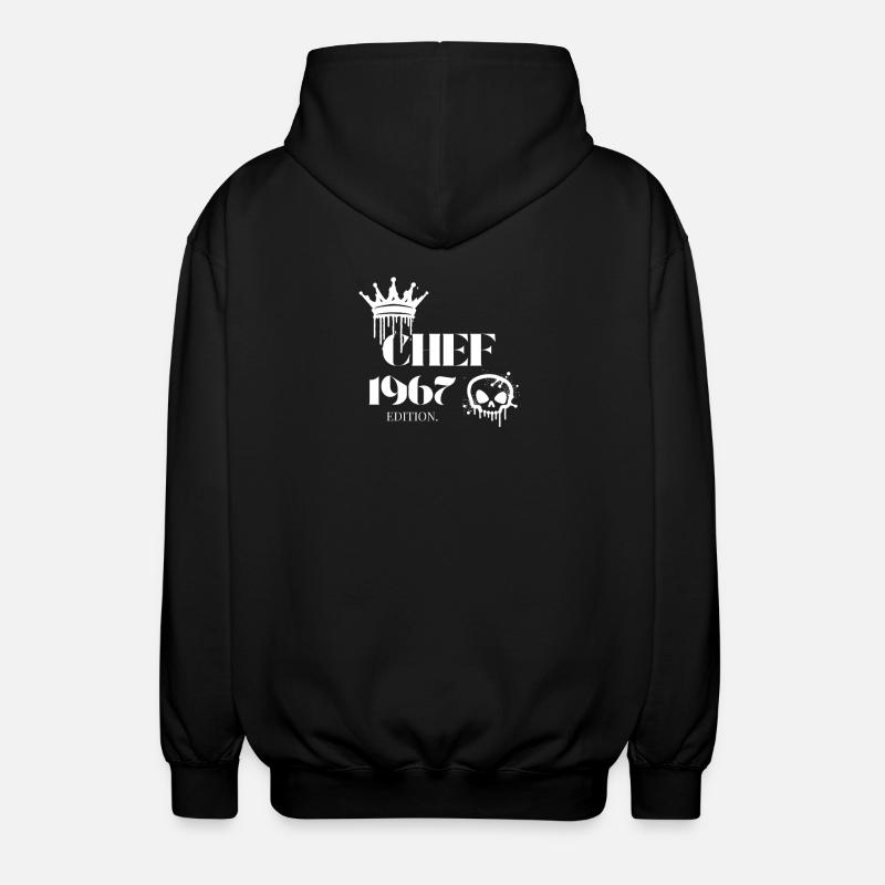 Édition Chef 1967 58 Déclaration d’anniversaire - Veste à capuche unisexe - noir