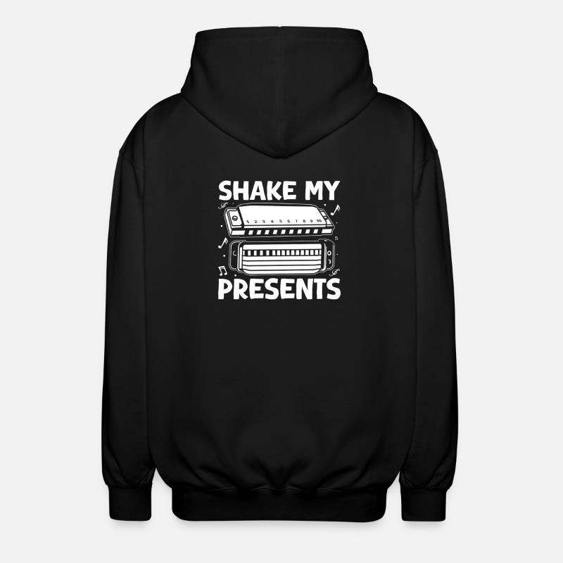 Harmonica Musican Shake My Presents Harmonica - Unisex Kapuzenjacke - Schwarz