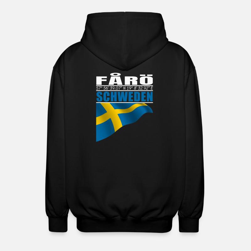 FÅRÖ - Unisex Kapuzenjacke - Schwarz