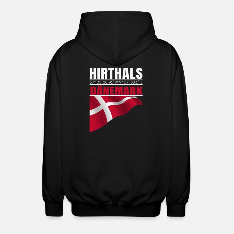Hirthals - Veste à capuche unisexe - noir