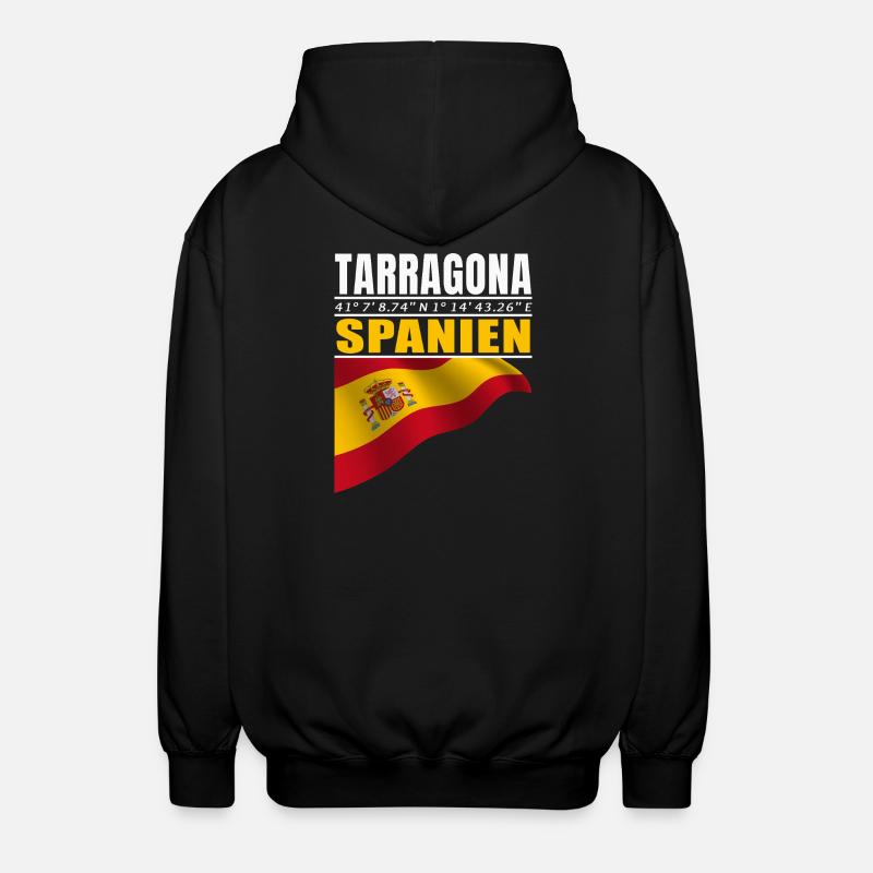 Tarragona - Unisex Kapuzenjacke - Schwarz
