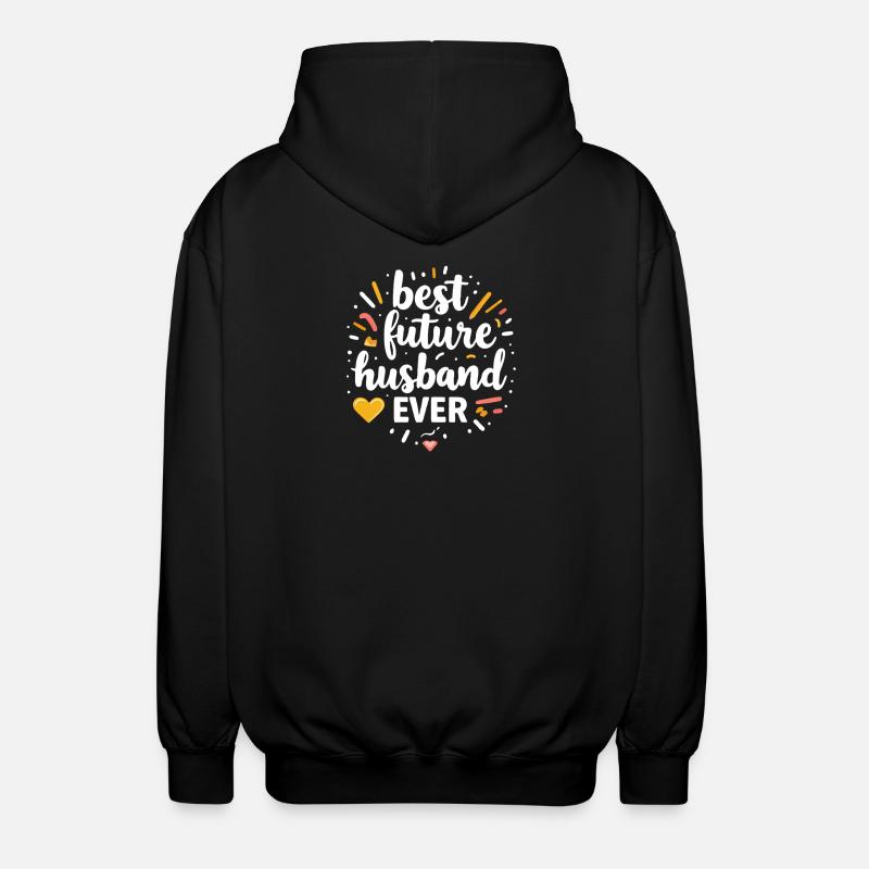 Bester zukünftiger Ehemann - Unisex Kapuzenjacke - Schwarz