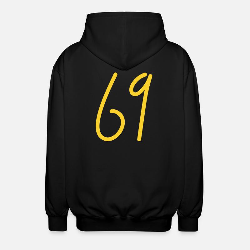 69 - Unisex Kapuzenjacke - Schwarz