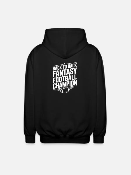 Champion de Fantasy Football consécutif - Veste à capuche unisexe - noir