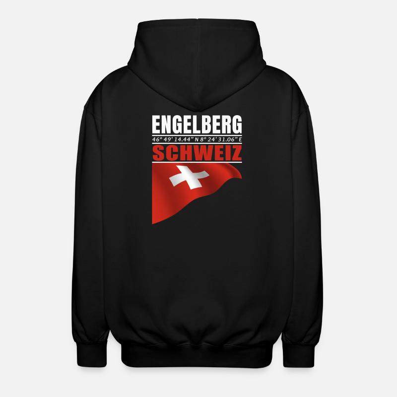 Engelberg - Veste à capuche unisexe - noir