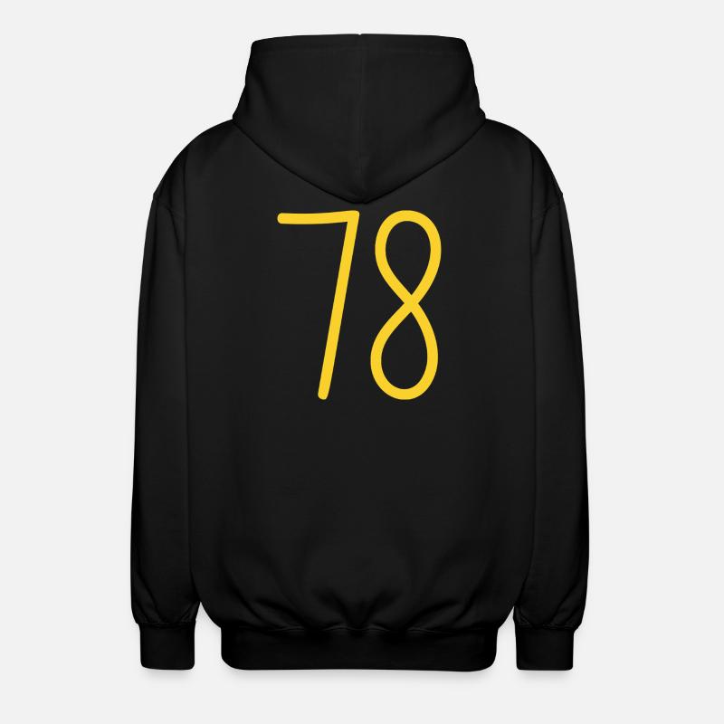 78 - Unisex Kapuzenjacke - Schwarz