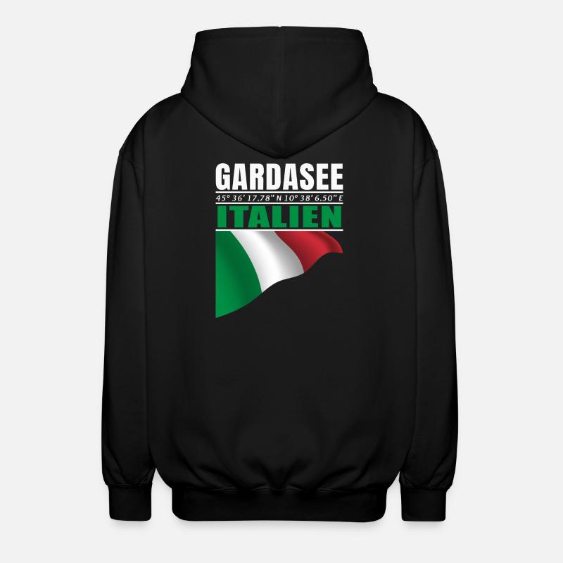 Lac de Garde - Veste à capuche unisexe - noir