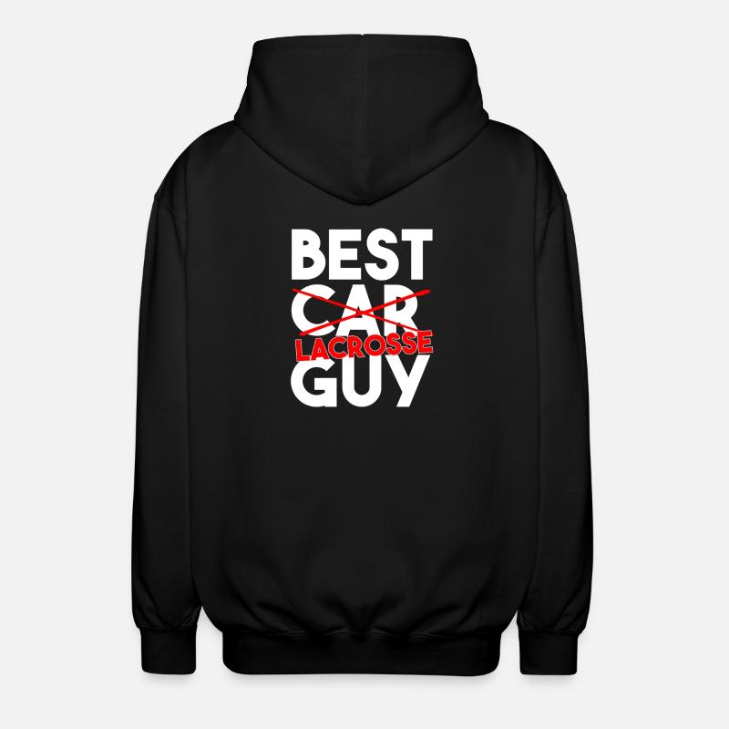 Bester Lacrosse-Sportspieler-Trainer - Unisex Kapuzenjacke - Schwarz
