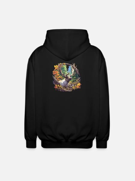 Renne Renne - Veste à capuche unisexe - noir